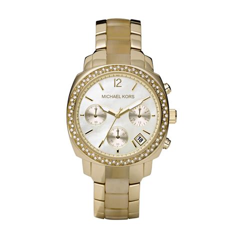 relogio michael kors madre perola|Michael Kors Chronograph Mother of Pearl Dial Ladies Watch .